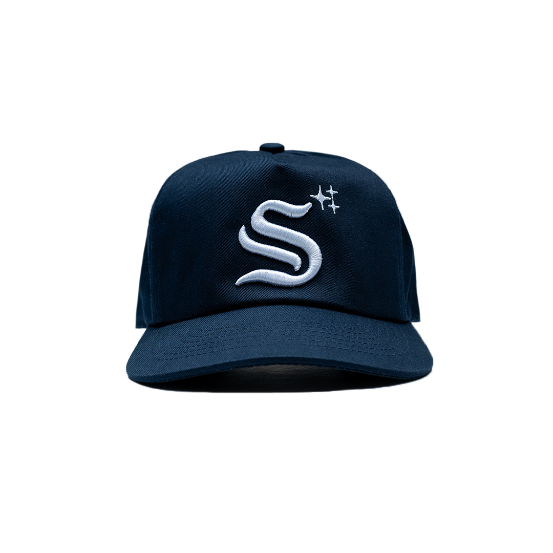 front of hat