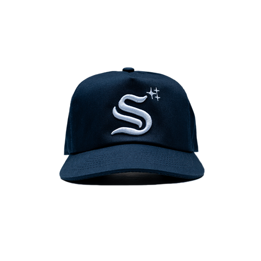 front of hat